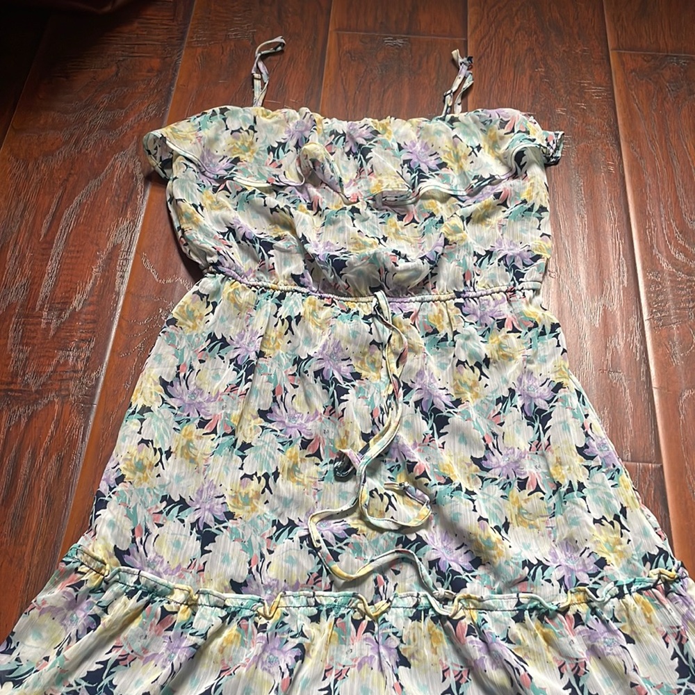 Floral midi dress in size s